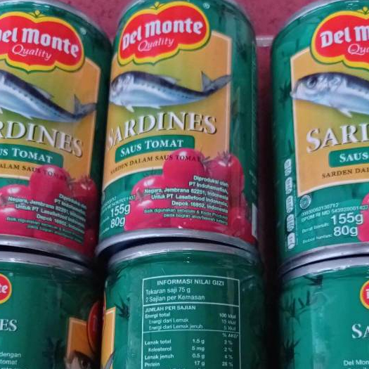 

MURAH DELMONTE SARDEN SAUS TOMAT ORIGINAL 155 GRAM