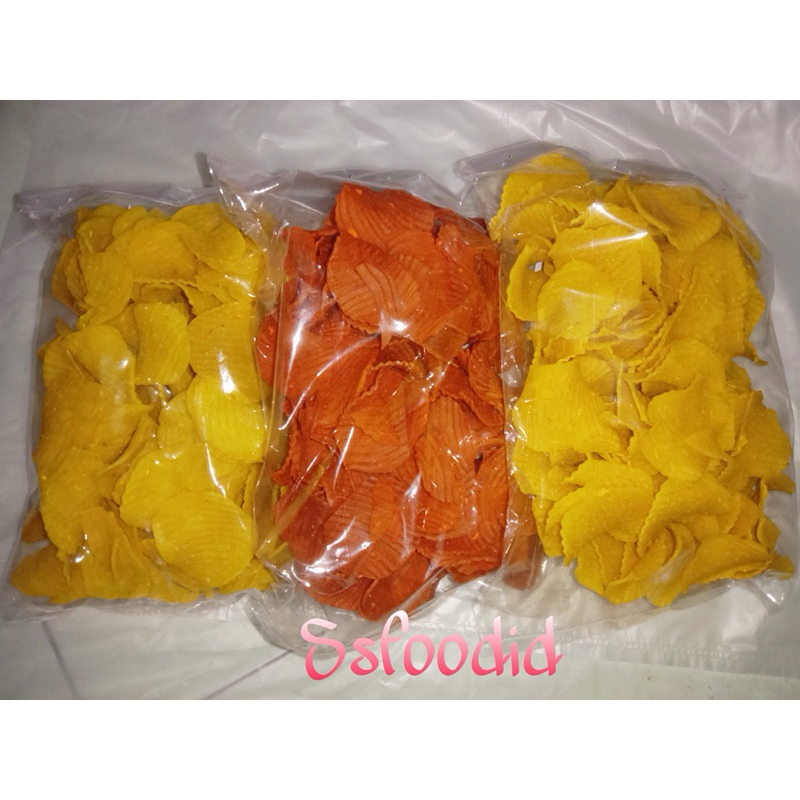 

Kerupuk Emping Kecis/ kuyur (Mentah) isi 400gram