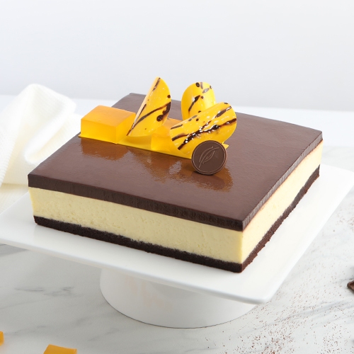 

DAPUR COKELAT - Puding Cheese Cake 20x20 cm | Kue Ulang Tahun