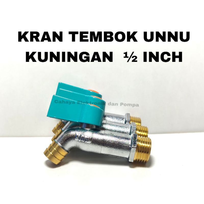 Kran Air Unnu 1/2 Inch GTB01/Kran Air Tembok Kuningam Unnu GTB01