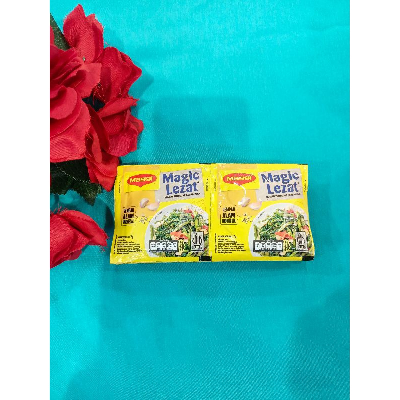 

MAGIC LEZAT BUMBU PENYEDAP SERBAGUNA 7 GR , ISI 12 pcs