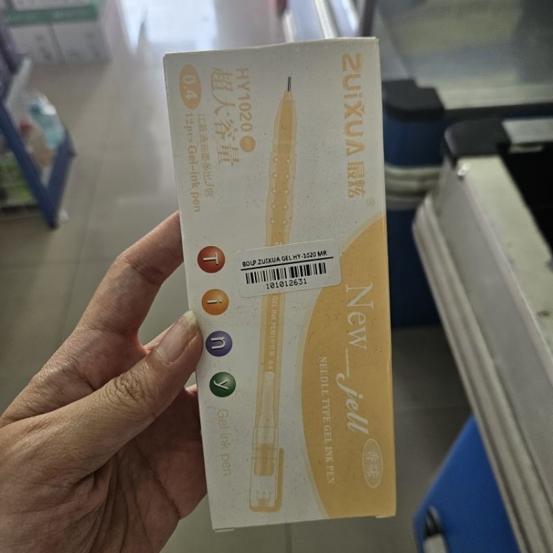 

bolpen pen zuixua gel HY-1020 warna hitam, biru, merah (per lusin isi 12 pcs)