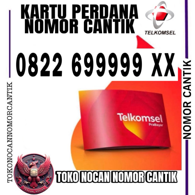 KARTU PERDANA NOMOR CANTIK TELKOMSEL PANCA 99999