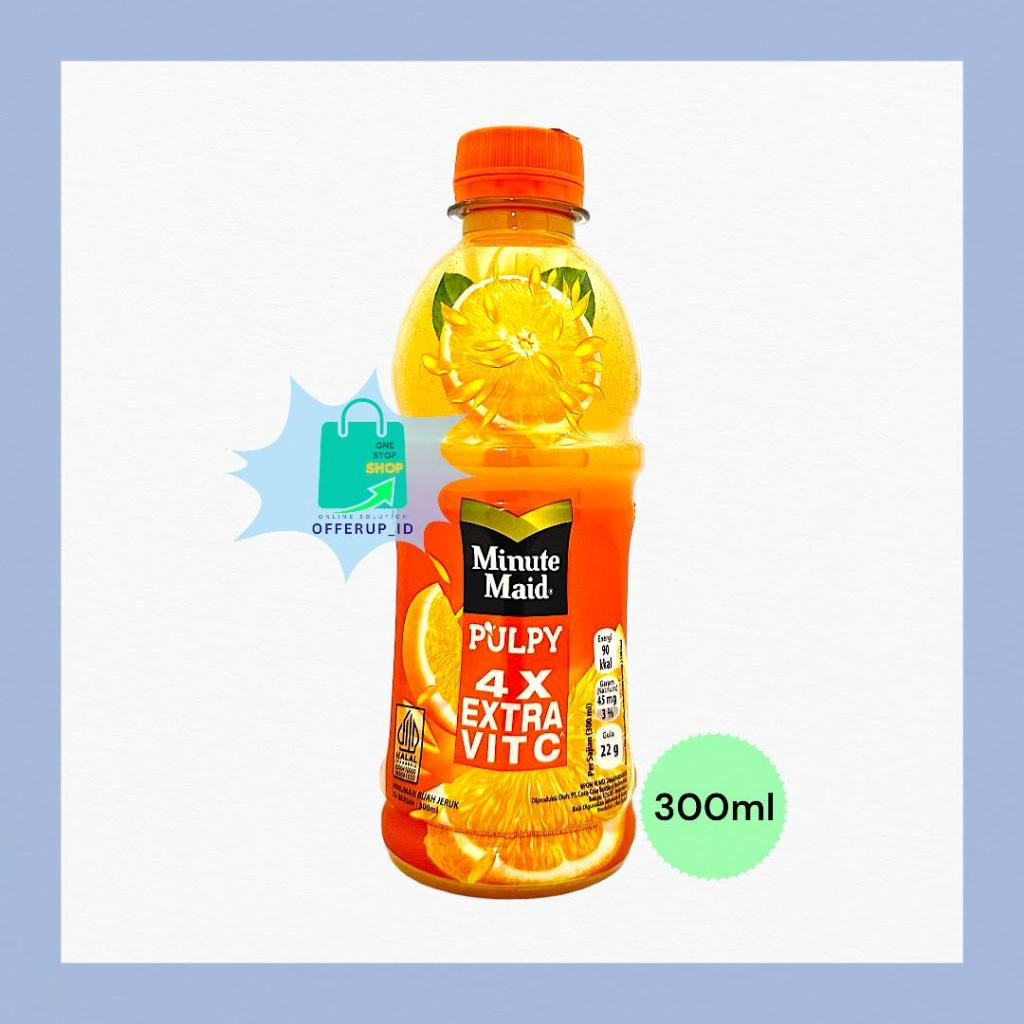 

MINUMAN KEMASAN BOTOL MINUTE MAID PULPY ORANGE 300ml