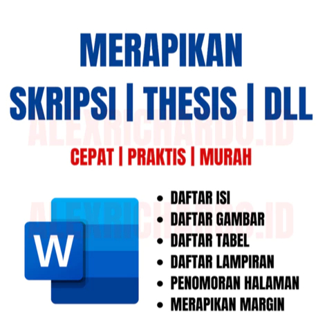 

Merapikan Skripsi | Margin | Daftar Isi | Daftar Tabel | Daftar Gambar | No Halaman | Daftar Lampiran