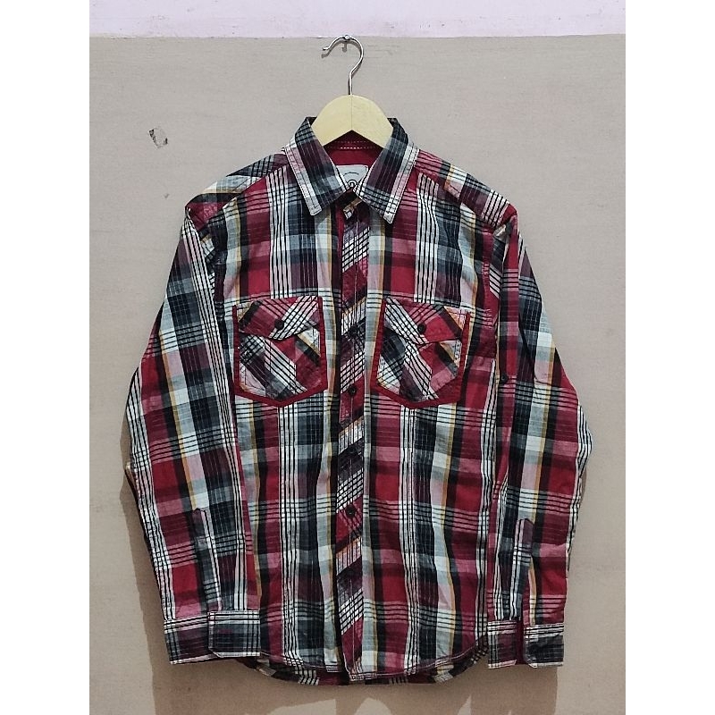 Kemeja Slim fit Pria/ Kemeja motif kotak Pria/ Kemeja Nevada Slim Fit/ Kemeja santai remaja pria, pr