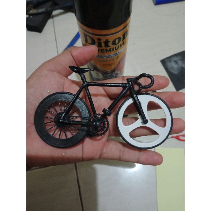 Miniatur sepeda FIXIE ( JAY JO ) 3 spoke
