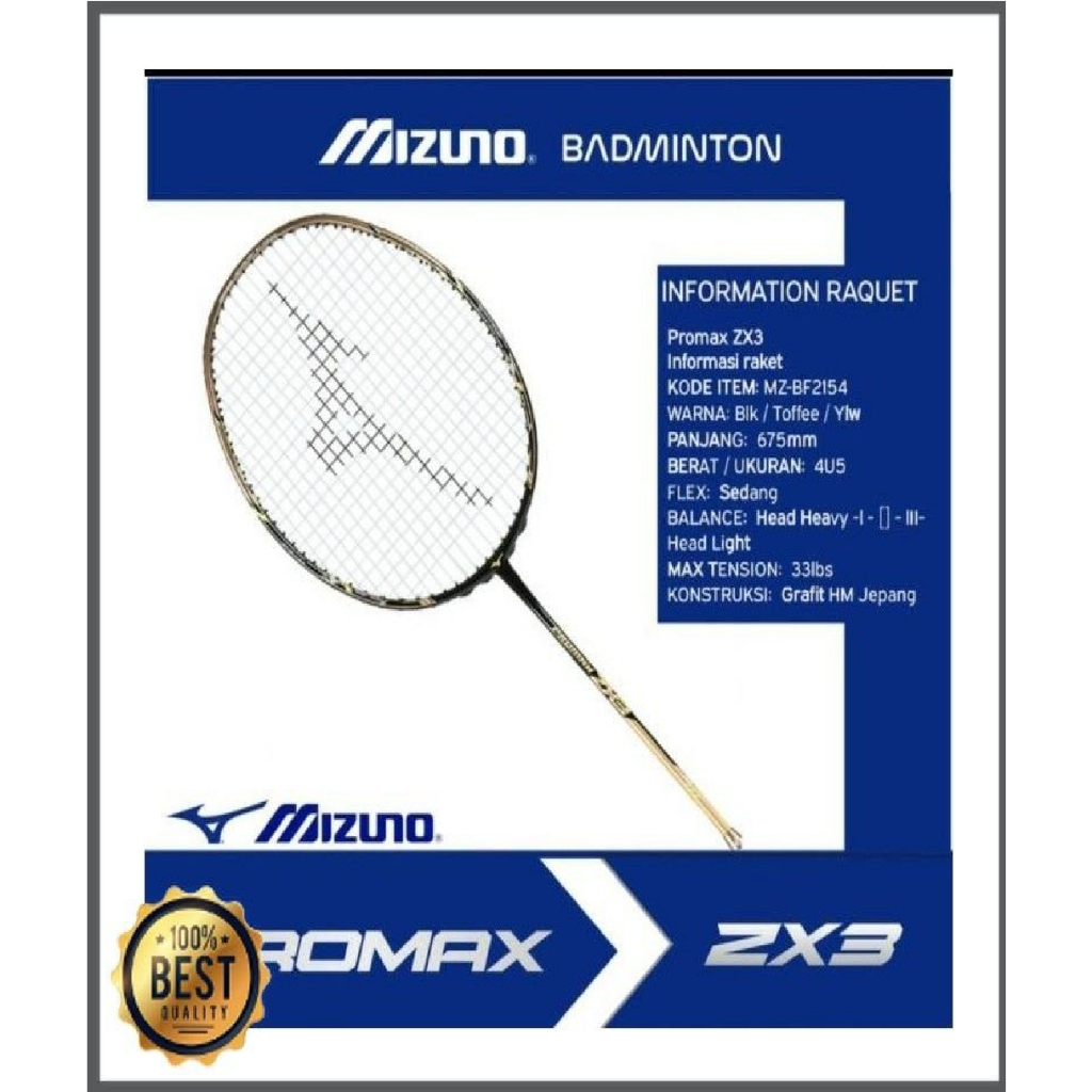 Raket Badminton Mizuno Promax ZX3