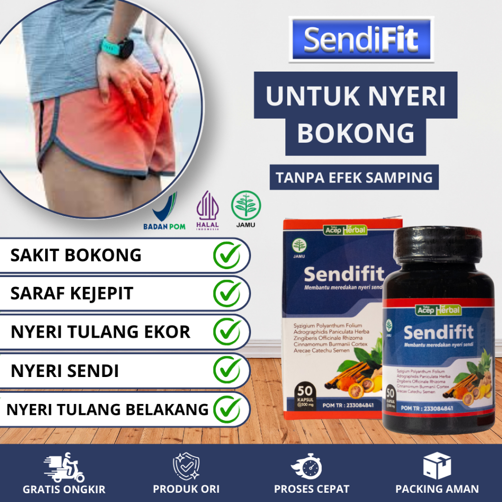 Obat Sakit Bokong, Obat Nyeri Bokong Sampai Kaki, Obat Sakit Tulang Belakang Dengan Sendifit