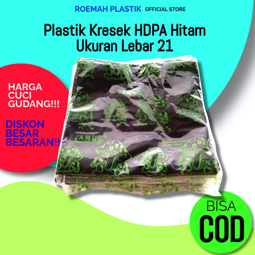 Kantong Sampah Plastik Kresek Warna Hitam Kecil