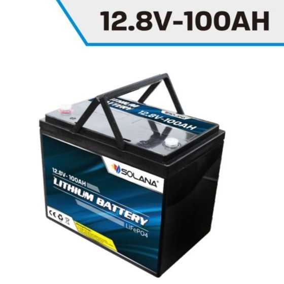 SOLANA BATTERY LITHIUM 100AH 12,8V - 100AH 12,8V