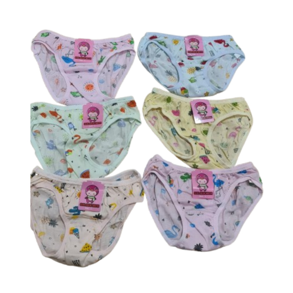 6 Pcs Celana Dalam Anak Perempuan Golden Nick 1187- Celana dalam remaja perempuan- CD Pakaian Dalam 