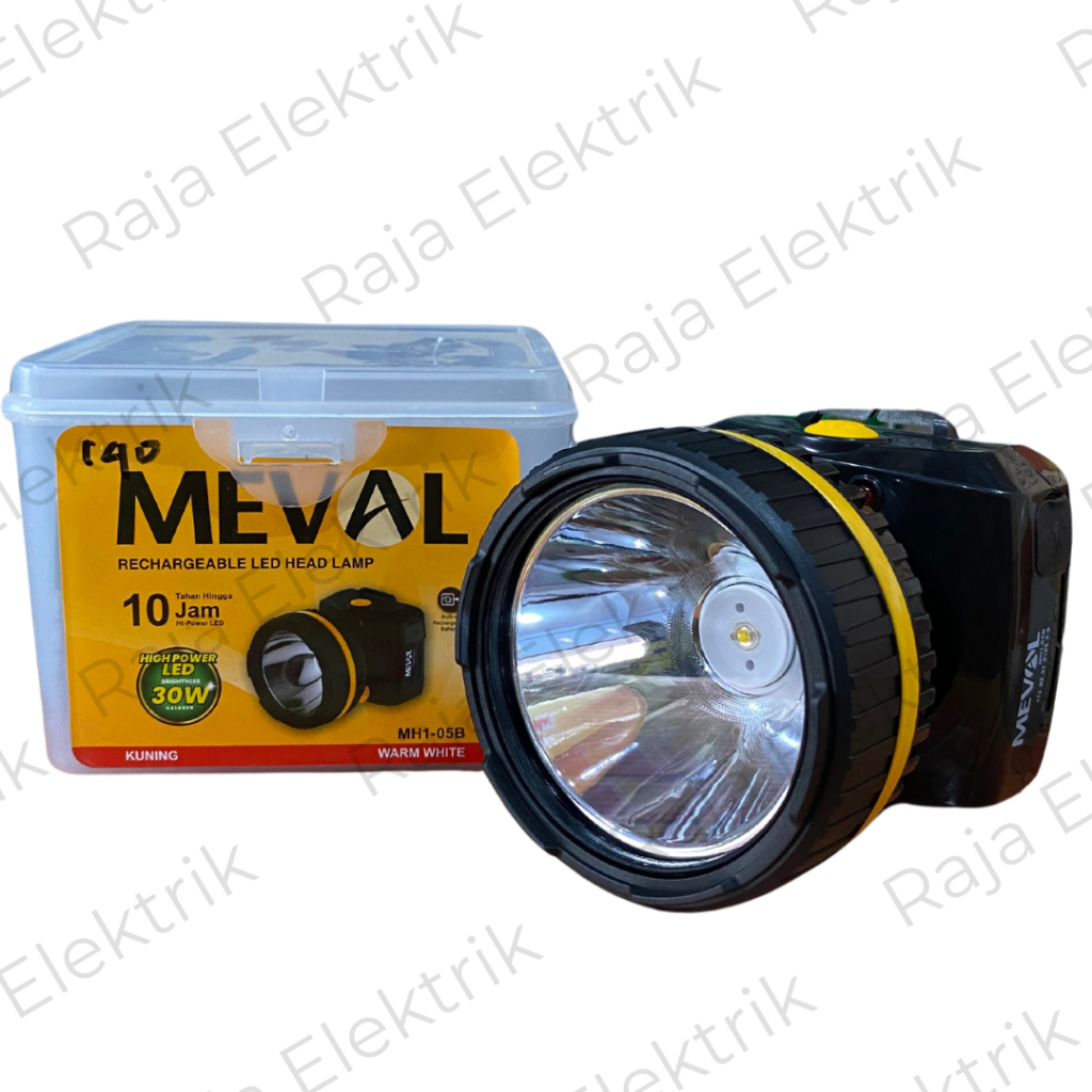 SENTER KEPALA MEVAL HEADLAMP 30 Watt JUMBO WARM WHITE