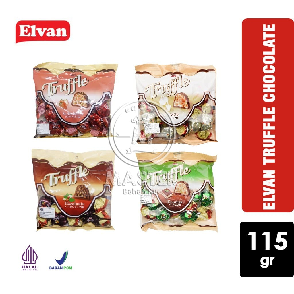 

Coklat Elvan Truffle Elvan Chocolate All Varian Minipack [Kemasan 115gr]