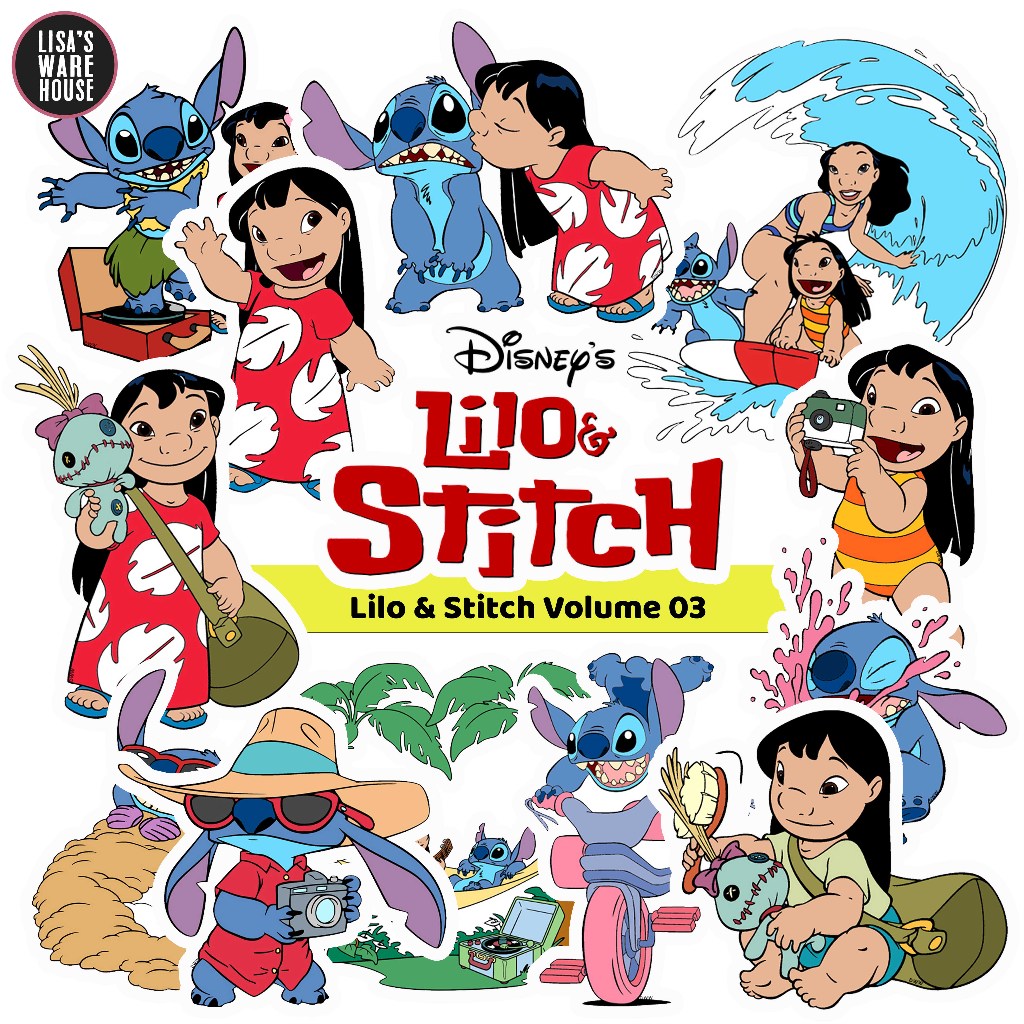 

Sticker Disney Lilo & Stitch Volume 01-03