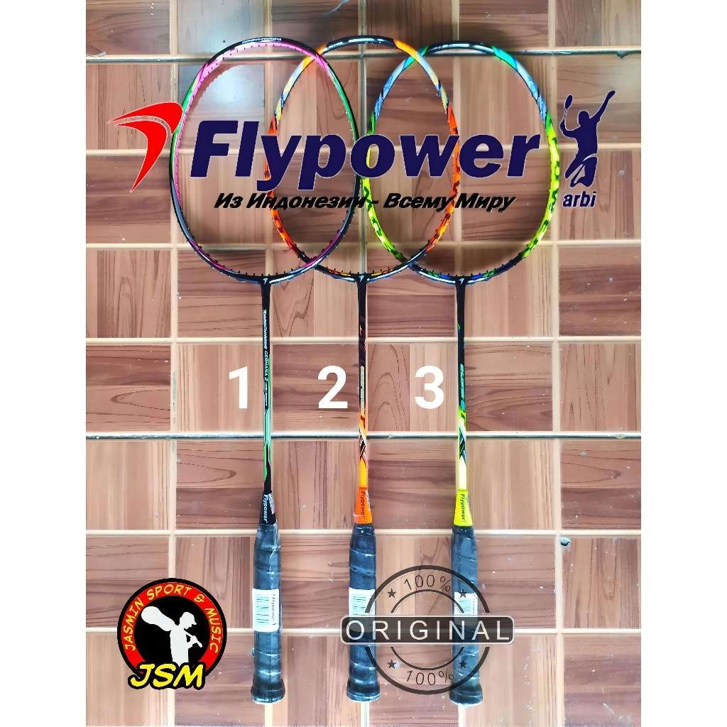 Raket Badminton FLYPOWER 100% Original