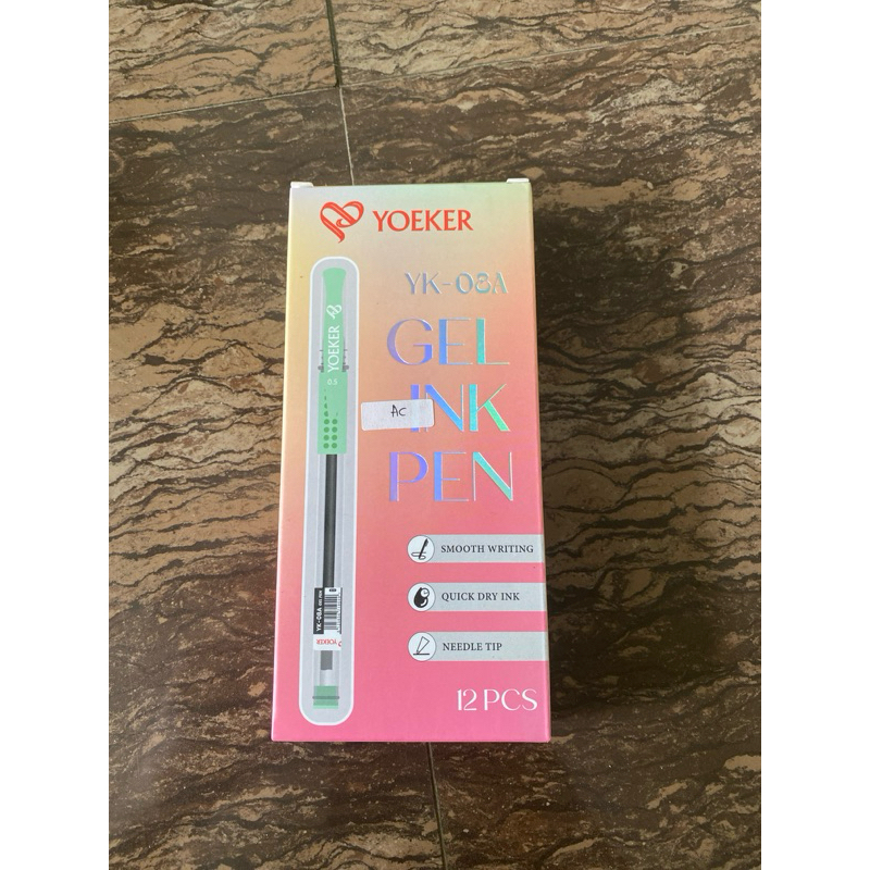 

pulpen yoeker yk- 08a 1 pak isi 12 pcs
