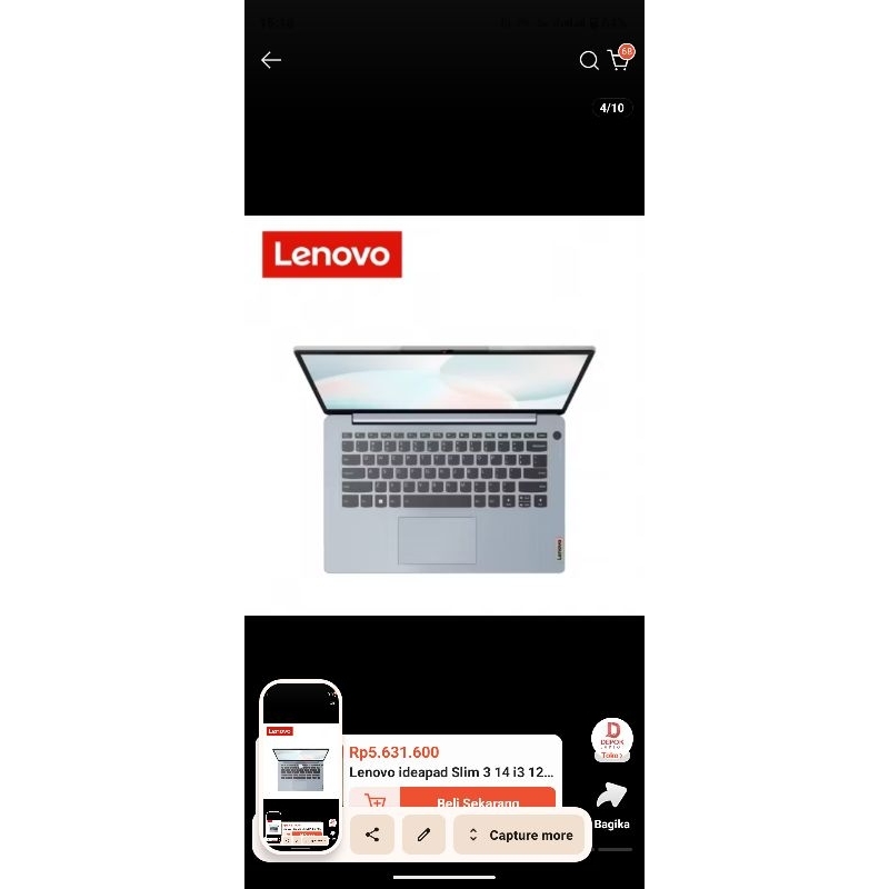 (second) Lenovo ideapad slim 3