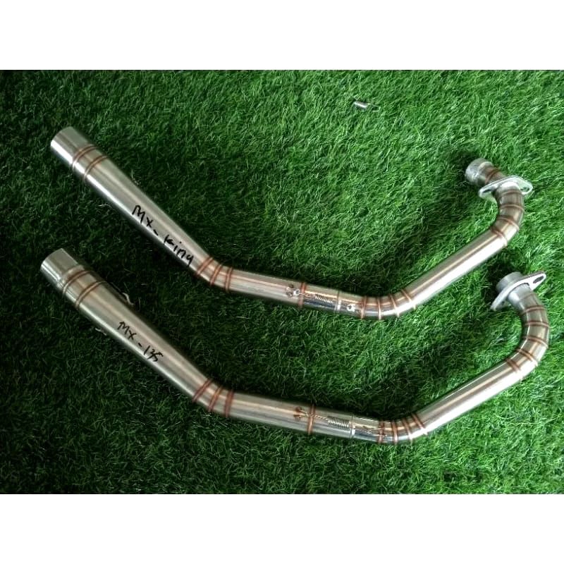 (COD) Leher knalpot MX king full las cacing underbone