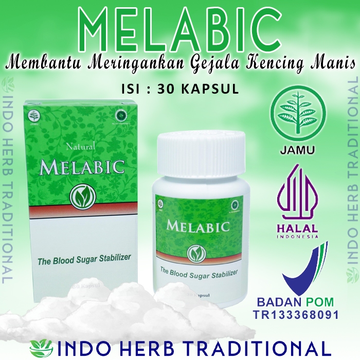 Melabic Herbal Diabetes Asli Original Obat Meringankan Gejala Kencing Manis