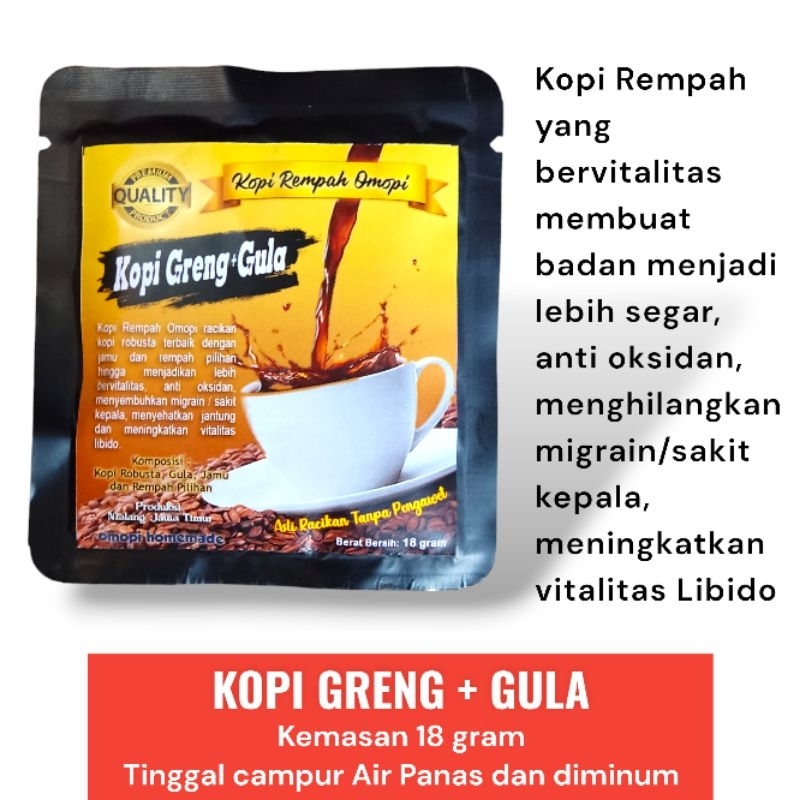 

Kopi Rempah JPK | Jahe, Pala, Cengkeh, Kayu Manis | Kopi Sachet jahe | Kopi rempah ternate