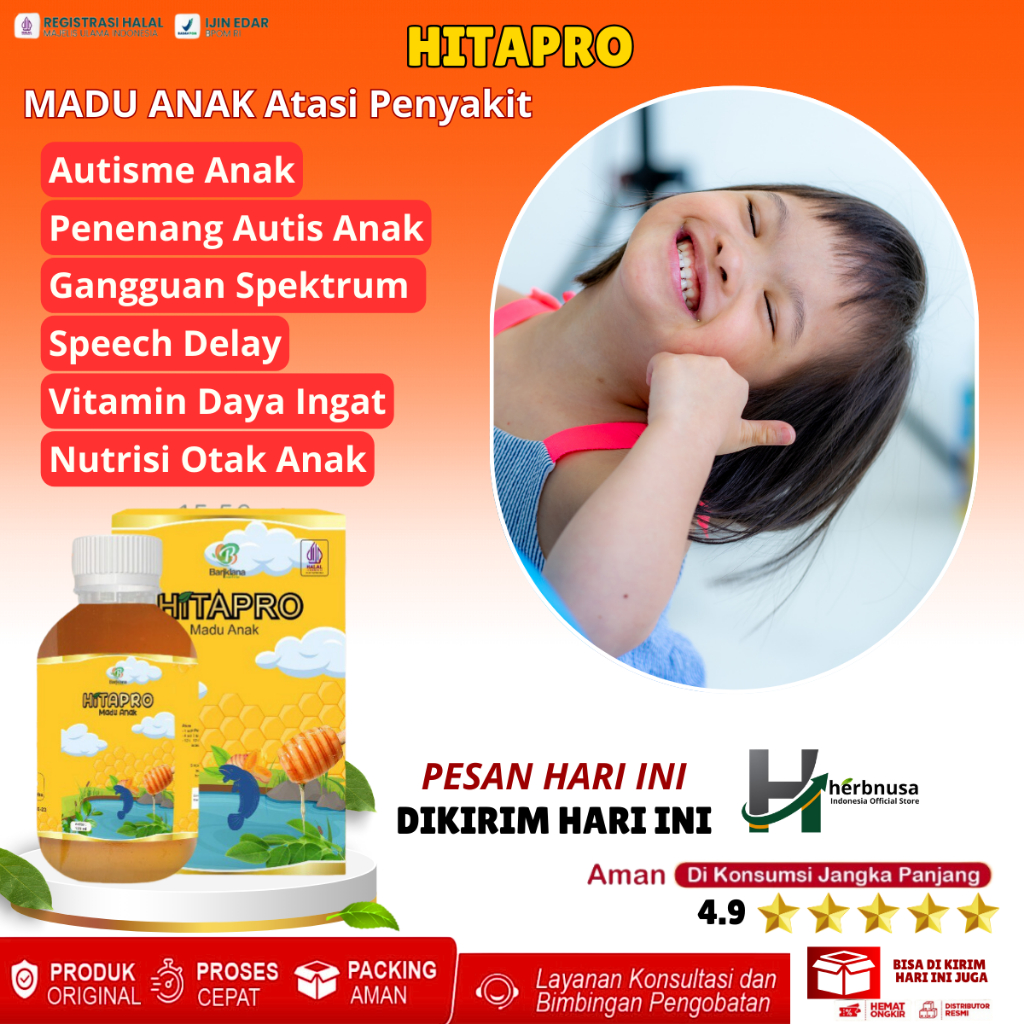 Madu Anak Hitapro Obat Autisme, Obat Gejala Autis Herbal, Obat Anak Autis Ringan, Obat Autisme Pada 