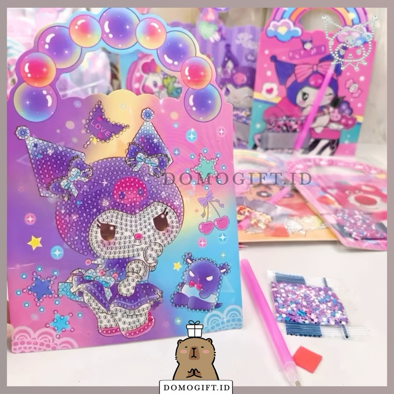 Mainan Dekor Diamond Painting Mini DIY Karakter Lucu Sanrio