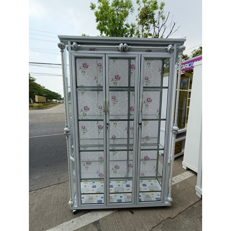 Lemari Hias/Lemari Gamis Alumunium/Anti Rayap