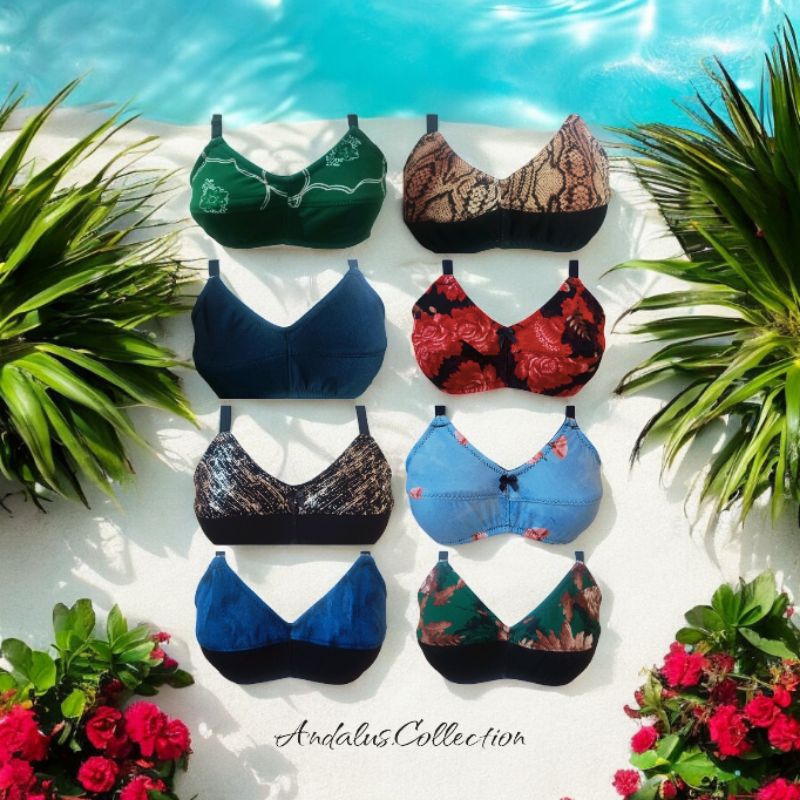 OBRAL... MOTIF BRA ISI 12 PCS //MOTIF BRA WANITA REMAJA//MOTIF BRA JUMBO//BRA LUSINAN TERMURAH//