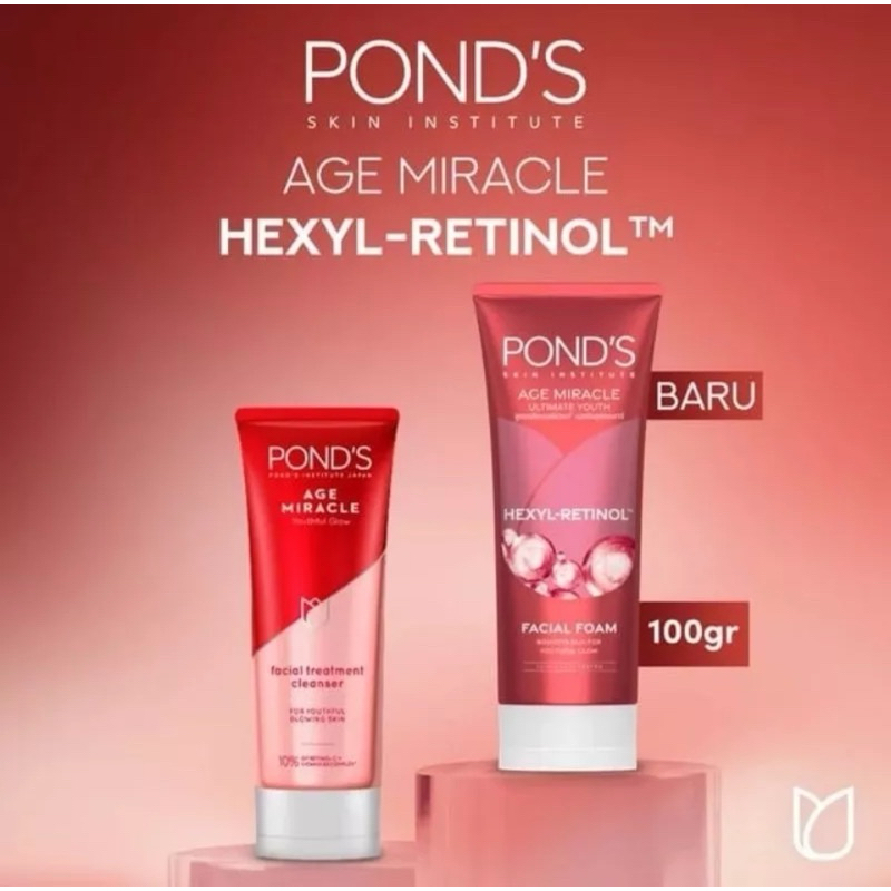 PONDS AGE MIRACLE FACIAL TREATMENT 100gr// SABUN CUCI MUKA