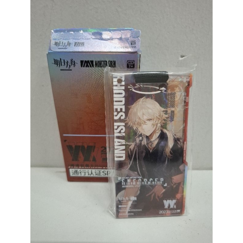 Arknights Ambience Synesthesia 2023 Acrylic Pass Mlynar & Enforcer SP Faster And Stronger