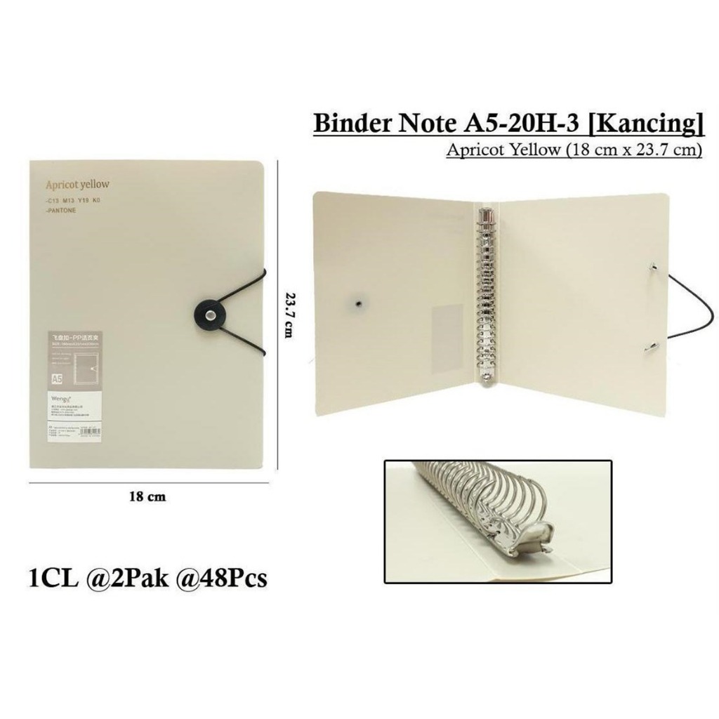 

WENGU BINDER NOTE TALI POLOS RING BESI TANPA ISI ORIGINAL