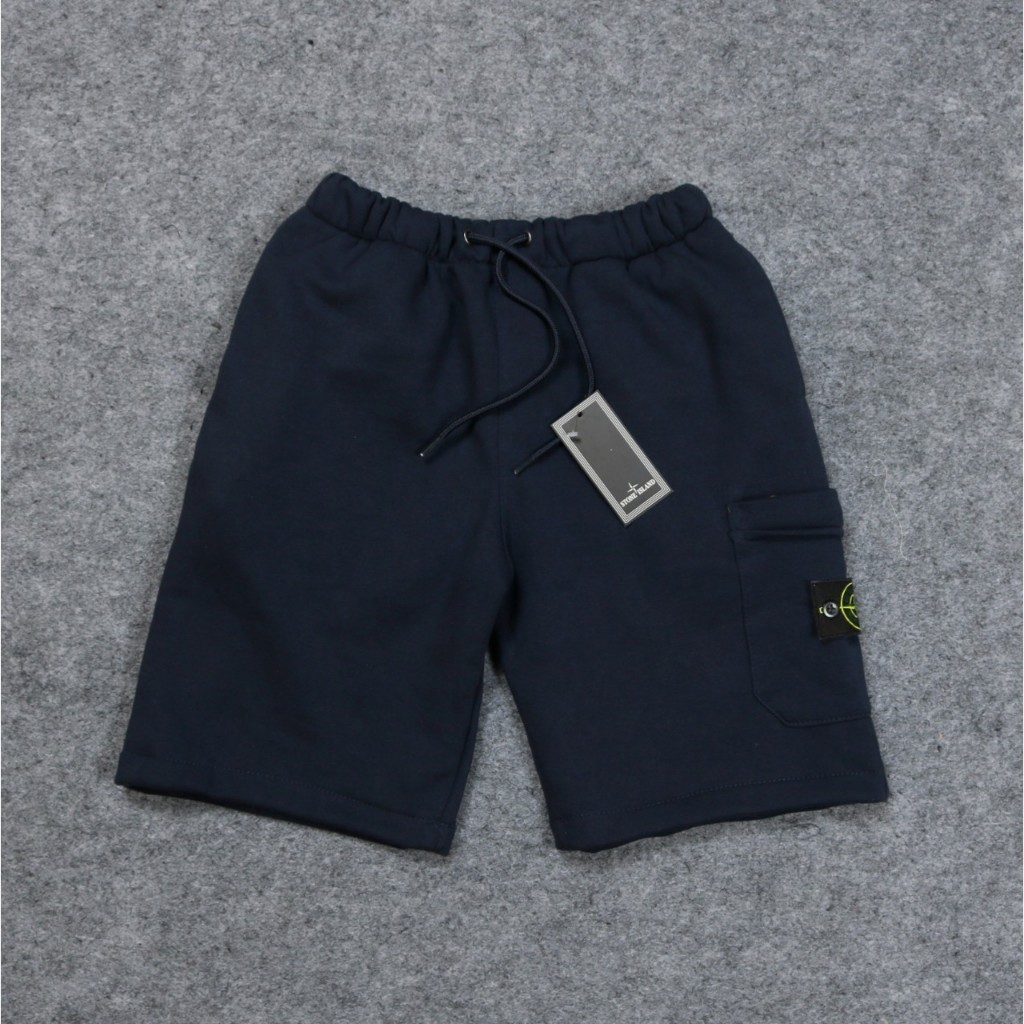 Short Pants Cargo Stone Island Katun Pocket Original Celana Pendek SI High Quality