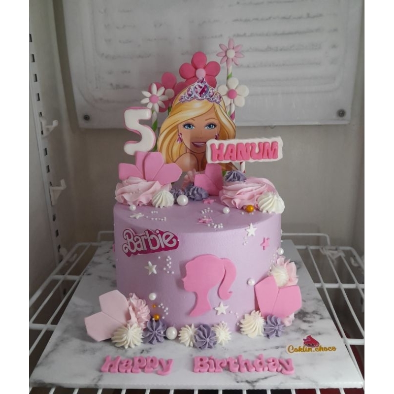 cake birthday barbie / kue ultah barbie