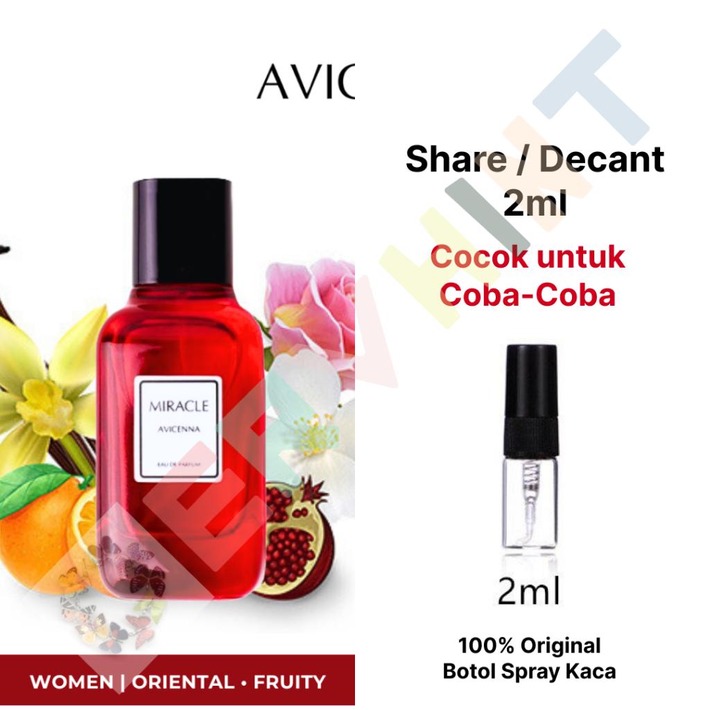 [Share / Decant] Avicenna Miracle Women EDP - Parfum Wanita
