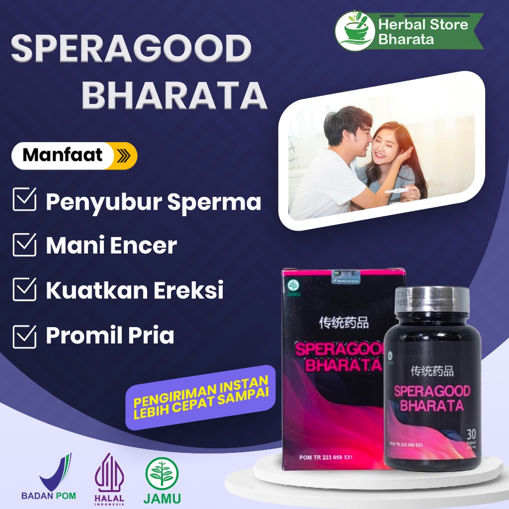 Speragood Bharata Obat Kesuburan Pria Penyubur Sperma Penambah Stamina Super Ampuh