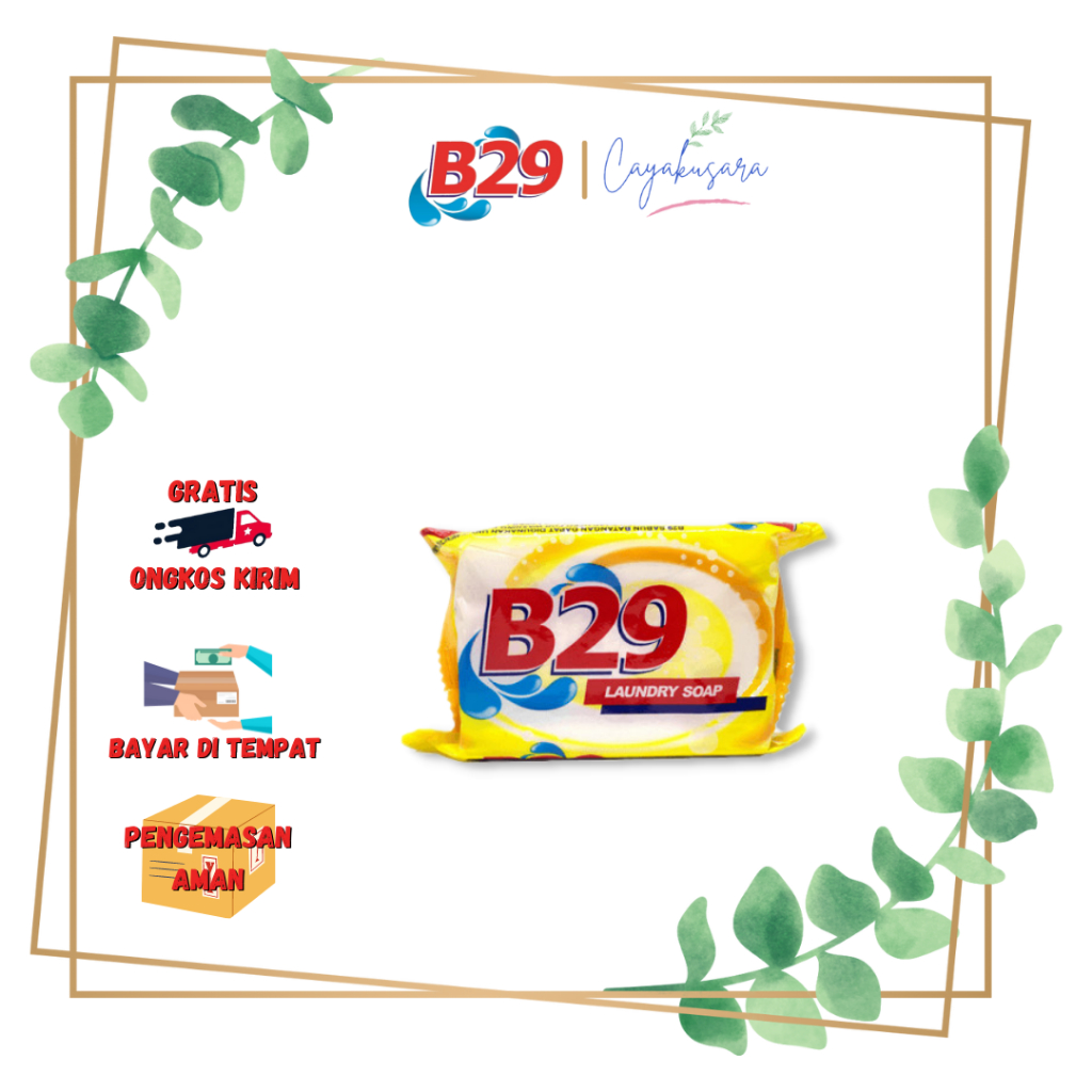 B29 Ivory Laundry Soap 200 gr  - Sabun Cuci Batang Kuning