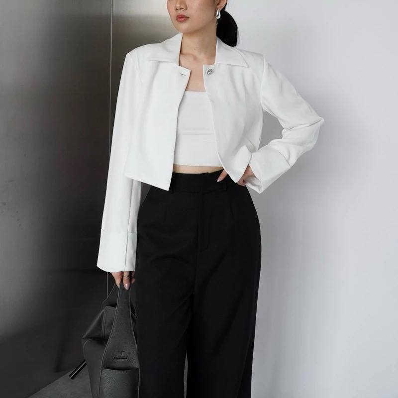 Blazer Crop Wanita / Blazer Crop / Cropped Blazer