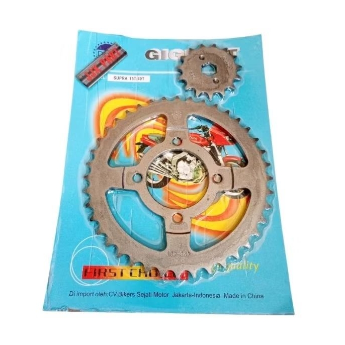 GEAR GIR DEPAN BELAKANG 15T 40T SUPRA 100 SUPRA X SUPRA FIT LAMA