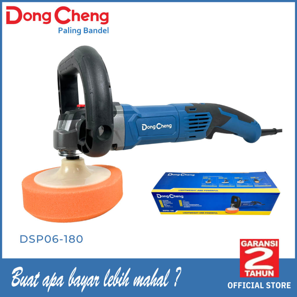 DongCheng DSP06-180 Mesin Pemoles Poles Polisher 7"