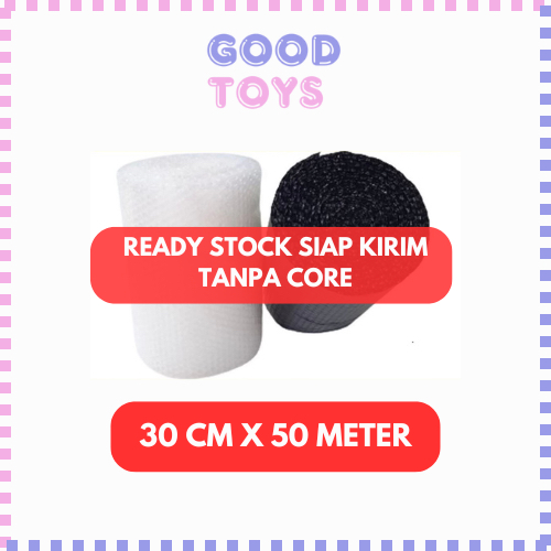 

BUBBLE WRAP 30CMx50METER HITAM BENING TEBAL