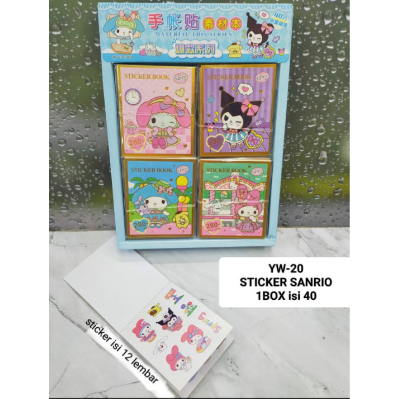 

stiker buku Sanrio isi 40