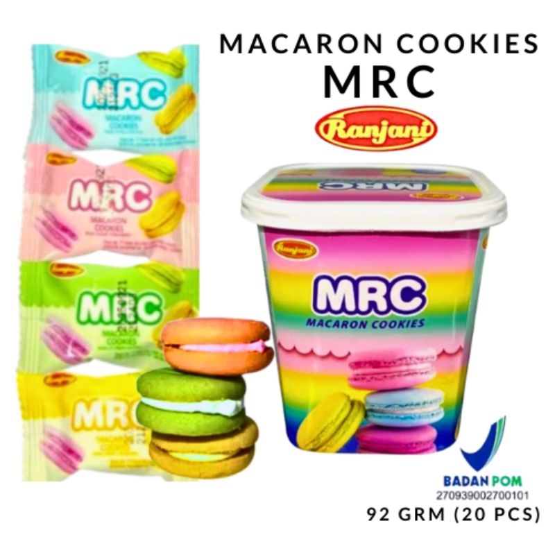 

MRC macaron cookies ranjani 1 toples isi 20pcs