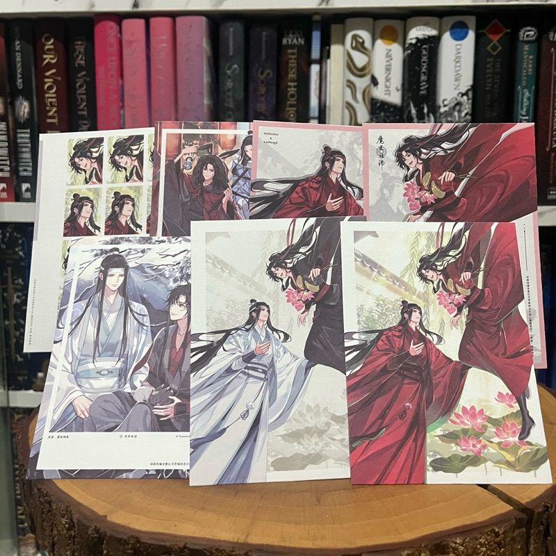 

OFFICIAL Ready Stock Tencent Postcards MDZS Mo Dao Zhu Shi Wangxian Lan Wangji Wei Wuxian MXTX