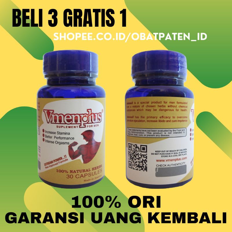 vmenplus original Capsul Kuat Untuk Pria DiJAMIN PUAS