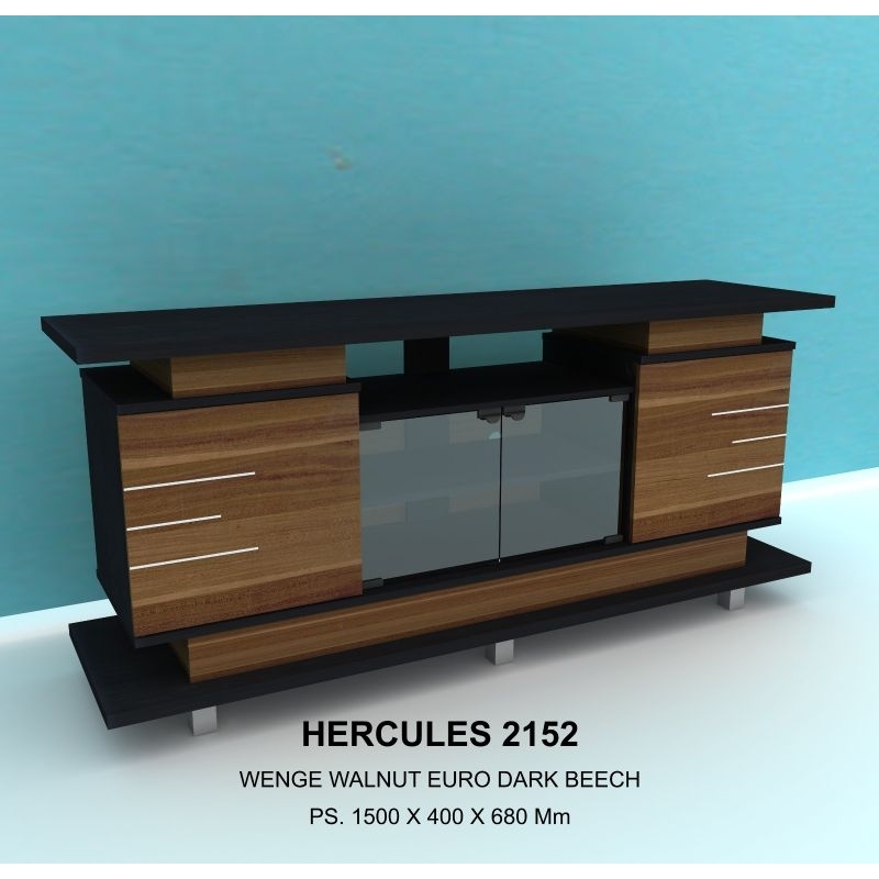 lemari tv meja tv bupet tv minimalis hercules