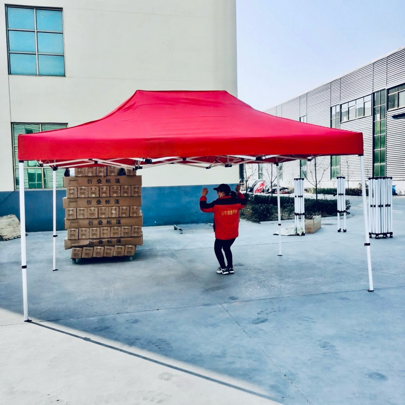 Tenda Lipat Premium UK 3x4,5 besi Putih 1,2 mm