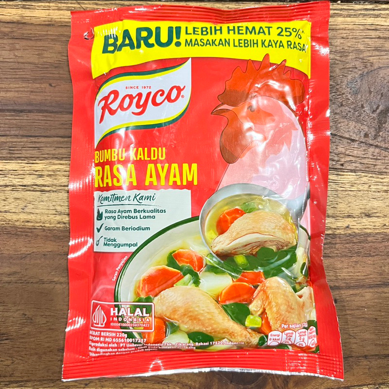 

Royco bumbu kaldu rasa ayam (220g)