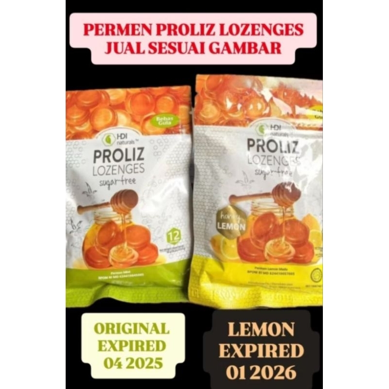 

permen proliz lozenges 2025