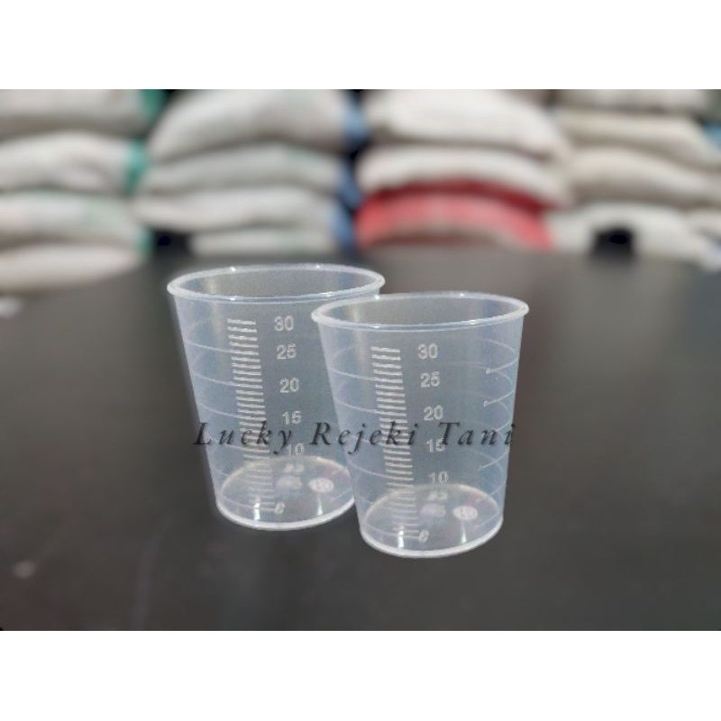 Gelas Ukur Takaran Plastik 30 ml